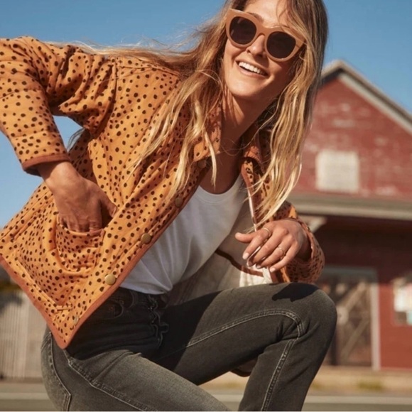 Marine Layer Rust Reversible Quilted Jacket - Picture 4 of 5